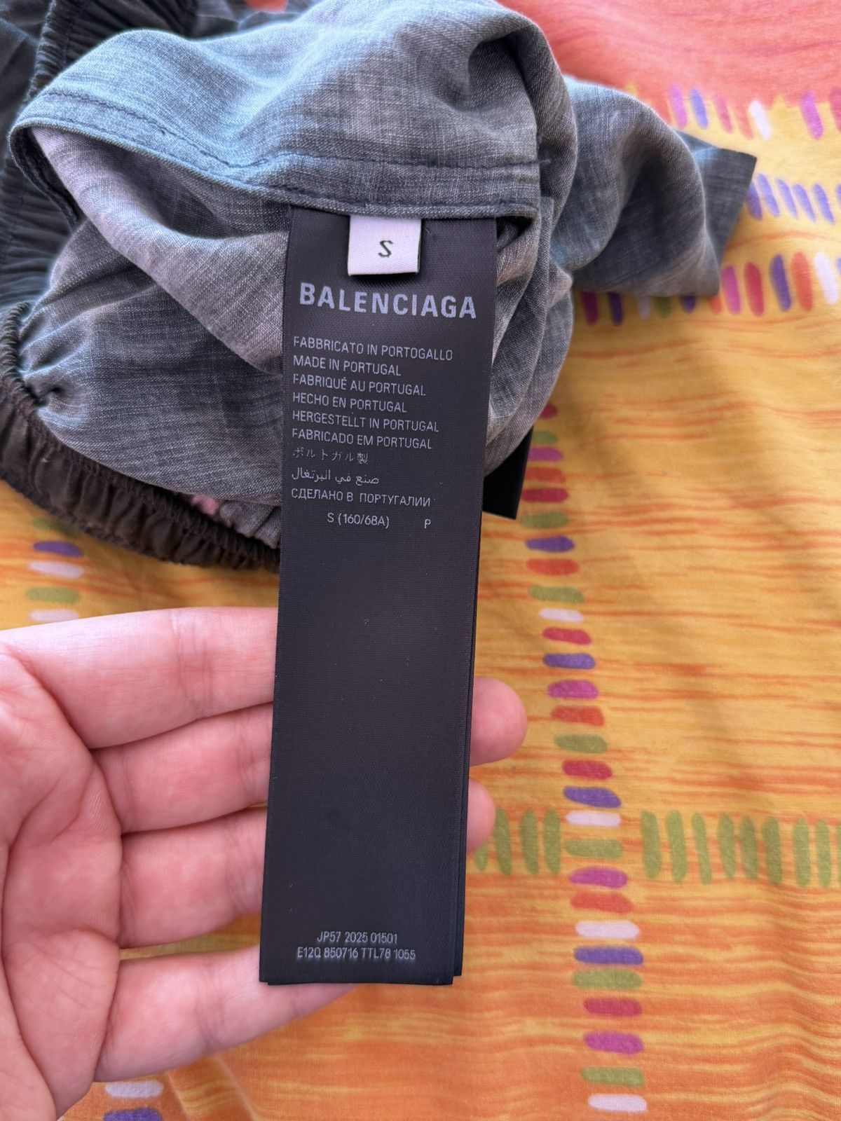 Balenciaga [S] 1550$ Spring26 Crayon pyjama pants Size US 33 - 13 Thumbnail