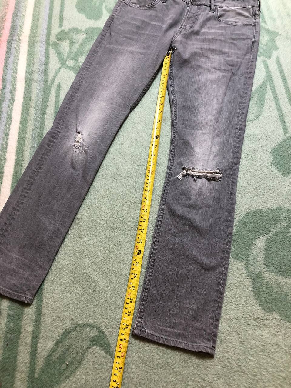 Allsaints ALLSAINTS Men’s Straight Fit Denim Jeans Everyday Wear W33 Size US 33 - 7 Thumbnail