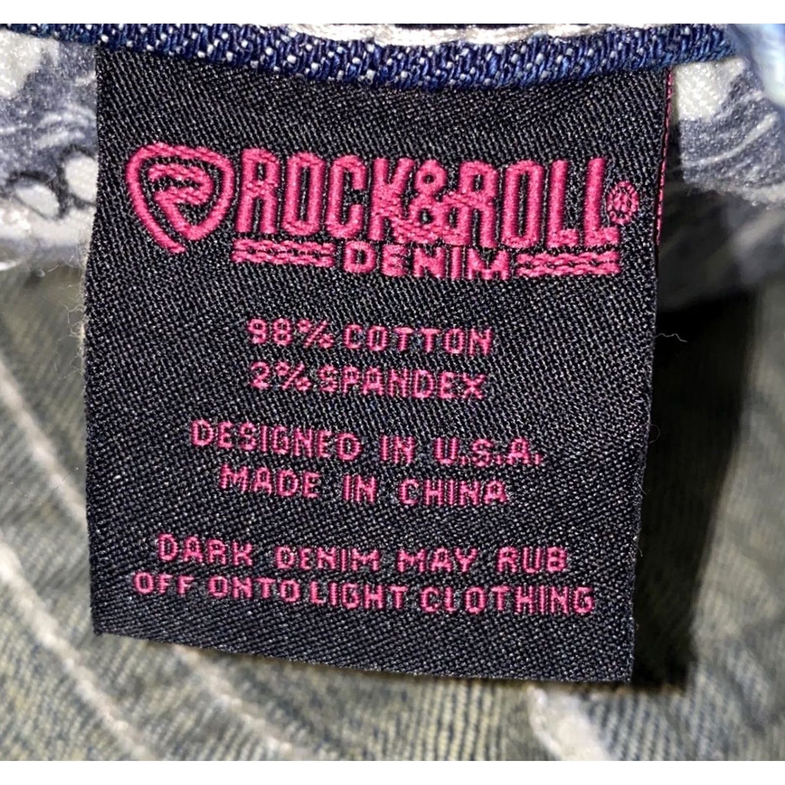 Denime Rock&Roll Womens Blue Mid Rise Bootcut Denim Jeans Size 26 X 34 NWT Size 26" / US 2 / IT 38 - 7 Thumbnail