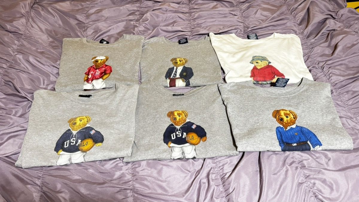 Ralph Lauren (6) Vintage Ralph Lauren x Polo Bear T Shirts Lot Size US L / EU 52-54 / 3 - 1 Thumbnail