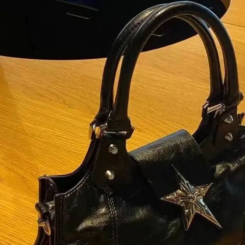 Japanese Brand Fukuoka x Akira Gothic Star Black Hand Bag Size ONE SIZE - 4 Thumbnail