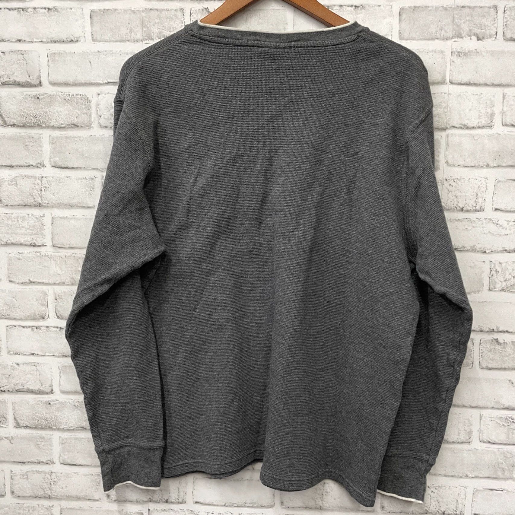 Polo Ralph Lauren Polo Ralph Lauren Sweater Shirt Mens XL V-Neck Gray 100% Cotton Sleepwear Pullover Size US XL / EU 56 / 4 - 5 Thumbnail