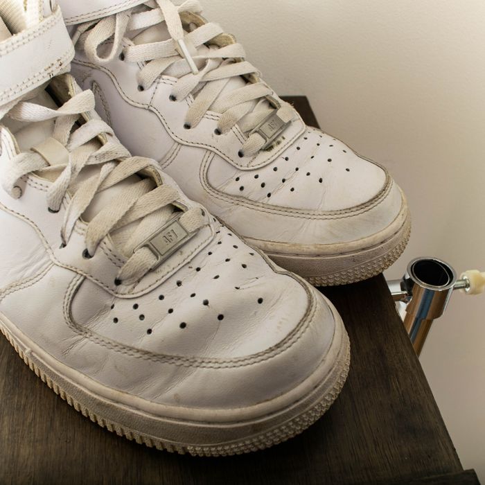 white high top air force ones junior