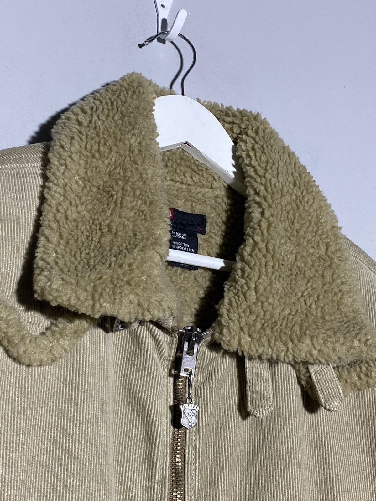 Diesel Diesel Y2k Vintage Rare 2005 Corduroy Flight Bomber Jacket Size XL / US 12-14 / IT 48-50 - 12 Thumbnail