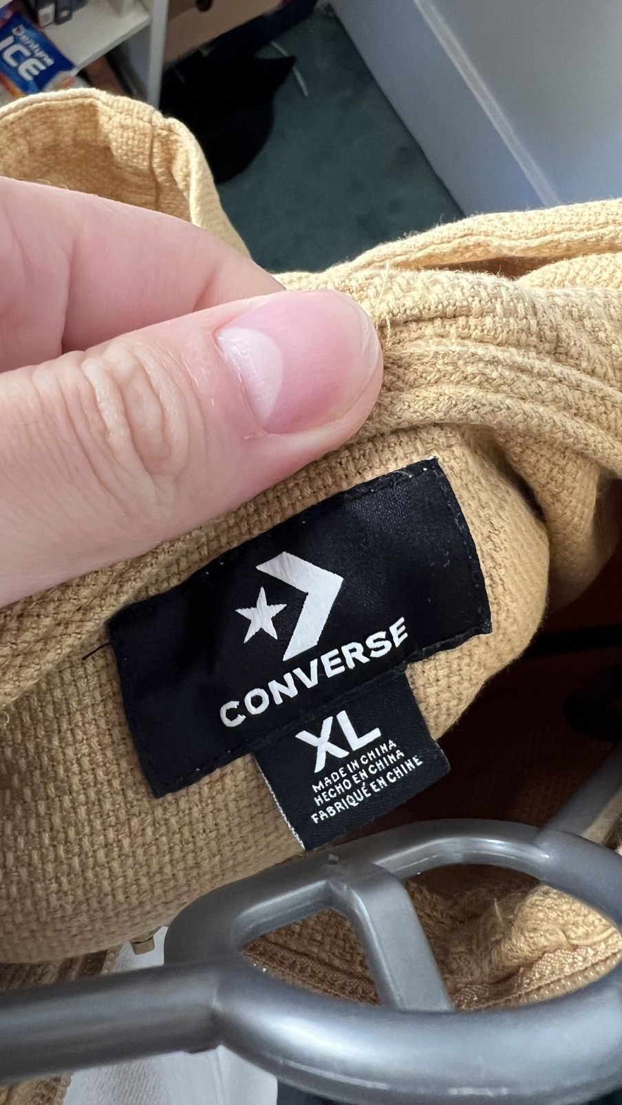 Golf le Fleur Golf le fleur x converse hoodie woven texture Size US XL / EU 56 / 4 - 4 Thumbnail