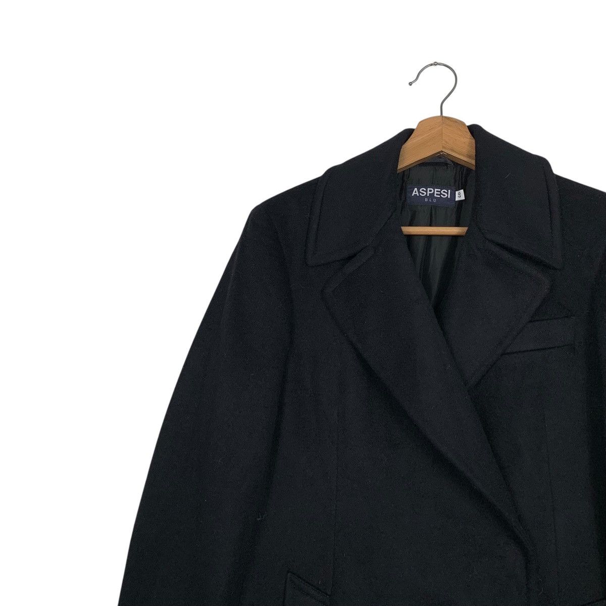 Aspesi Aspesi Blu Wool Coat Size S / US 4 / IT 40 - 6 Thumbnail