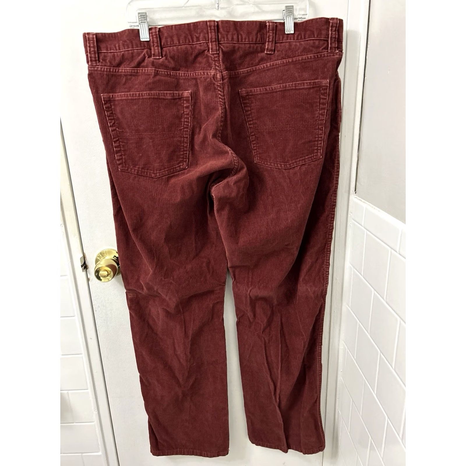 Vintage LL Bean Country Corduroy Pants Mens 40x32 Red Standard Fit 291778 Pants Size US 40 / EU 56 - 7 Thumbnail