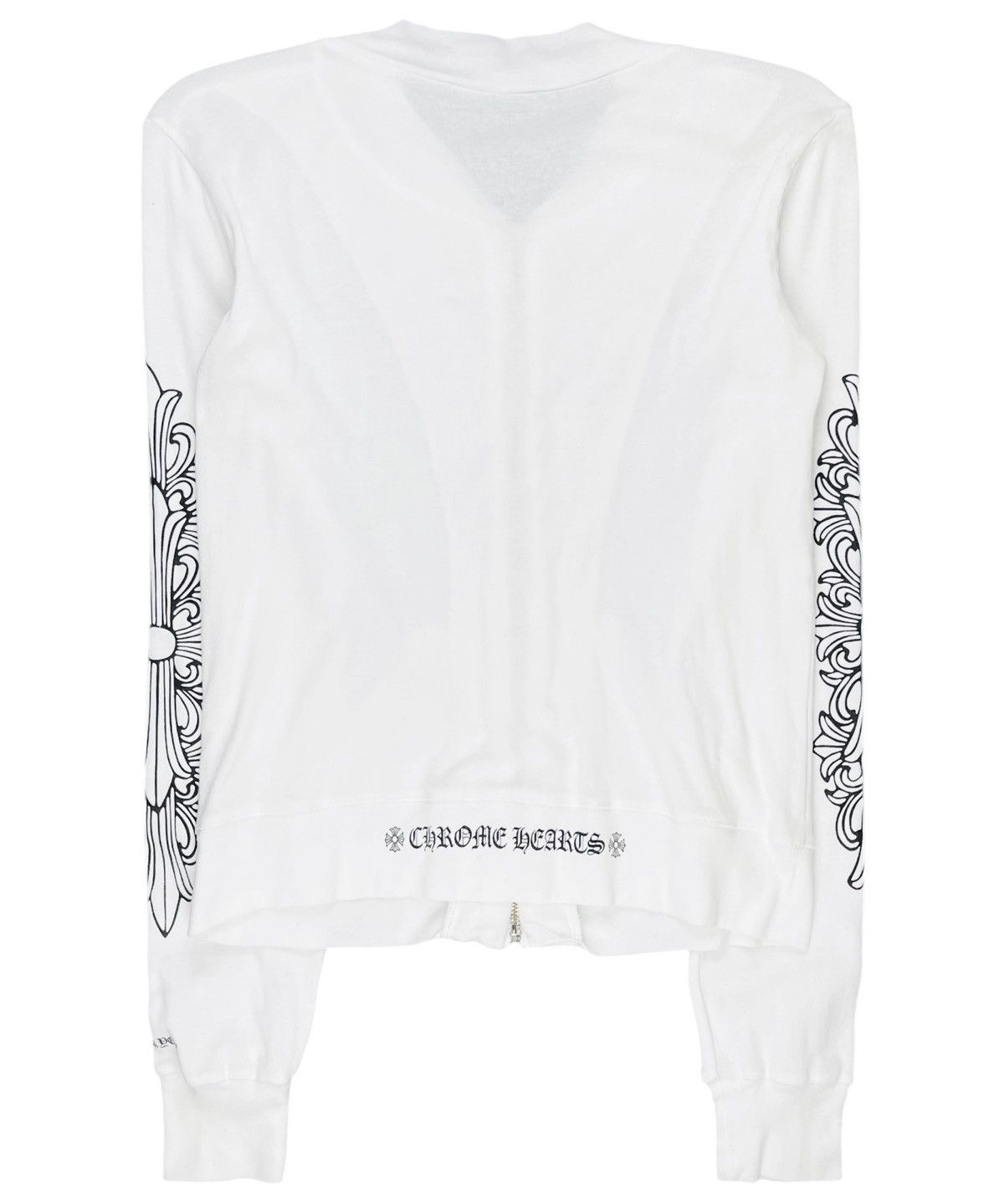 Chrome Hearts Chrome Hearts Vintage Floral Cross Zip Up Track Jacket Size M / US 6-8 / IT 42-44 - 2 Thumbnail