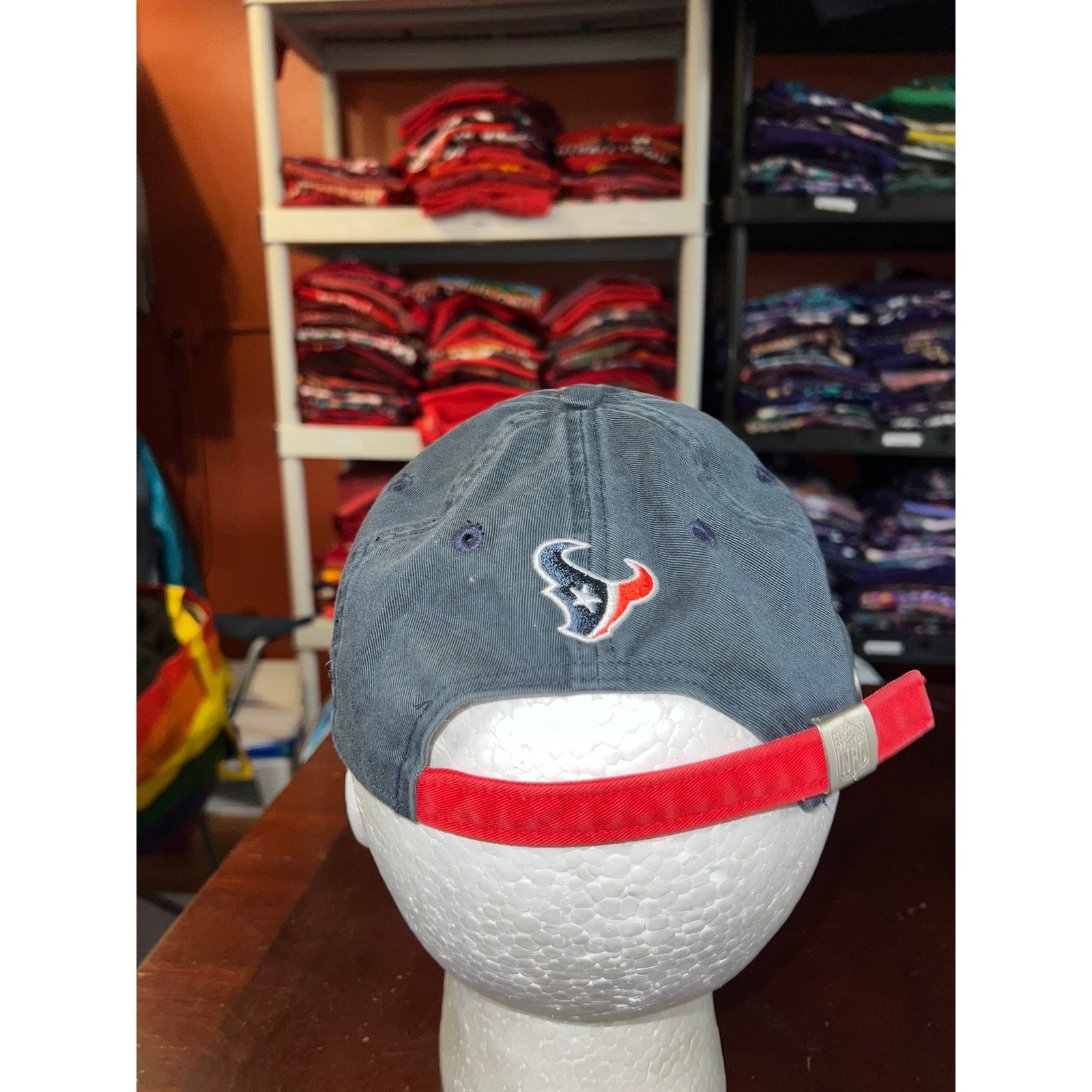 Reebok Houston Texans Hat Reebok NFL Football NFC Blue Cap Headwear Size ONE SIZE - 4 Thumbnail