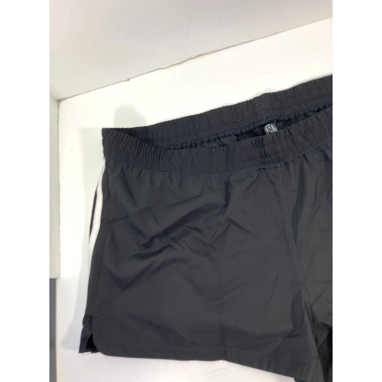 Adidas Adidas Pacer 3 Stripe Woven Shorts Womens 2XL Black Sport Gym Training NWT Size 28" / US 6 / IT 42 - 3 Thumbnail