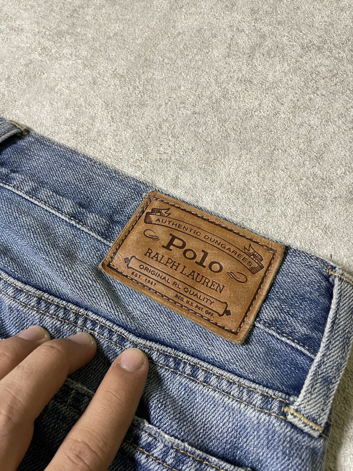 RRL Ralph Lauren RRL Polo Ralph Lauren Fall RaRe 2010 Distress Denim Size US 28 / EU 44 - 19 Thumbnail