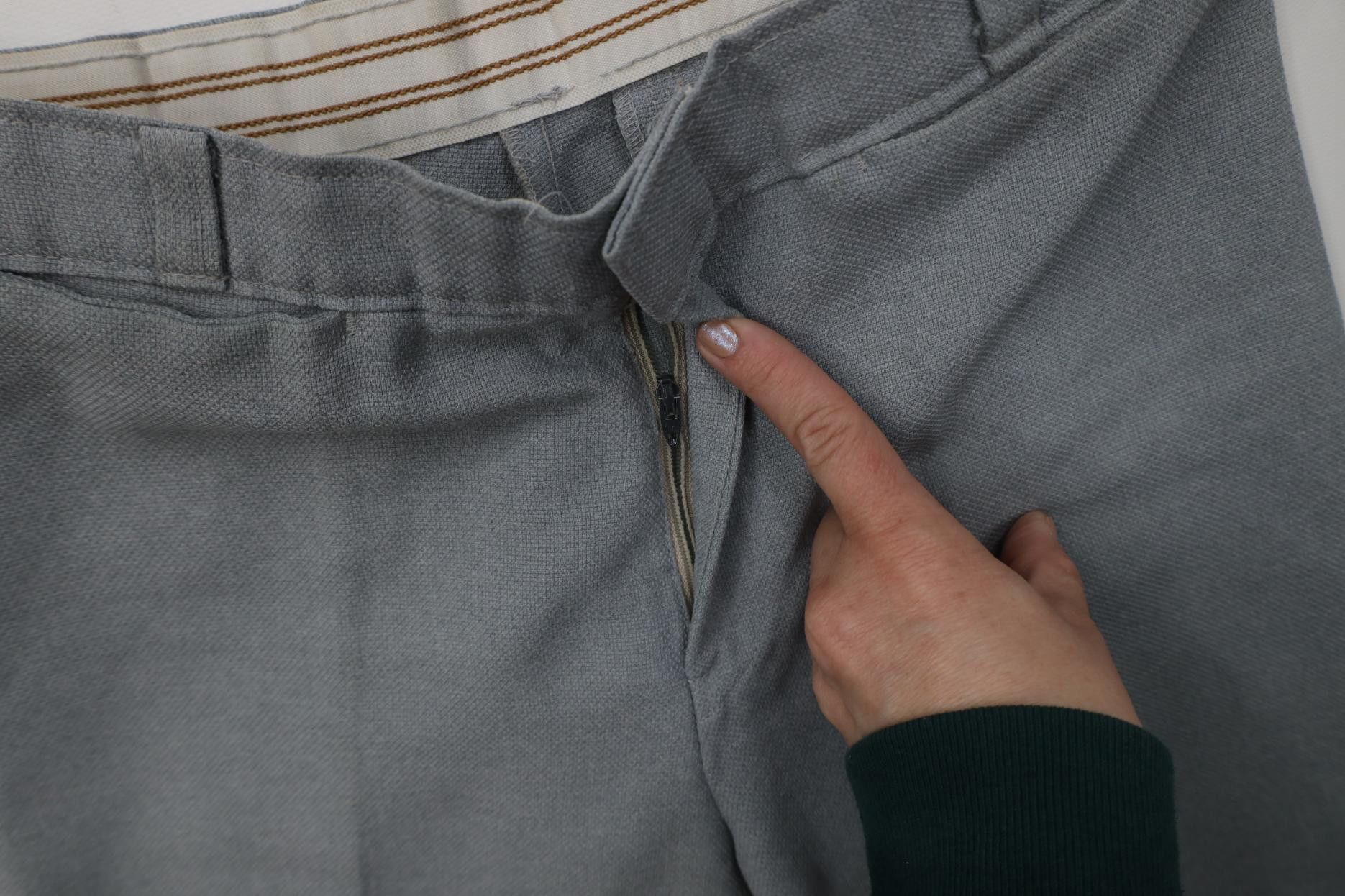 Vintage AS IS Vintage 70s Streetwear Bell Bottoms Pants Steel USA Size 30" / US 8 / IT 44 - 7 Thumbnail