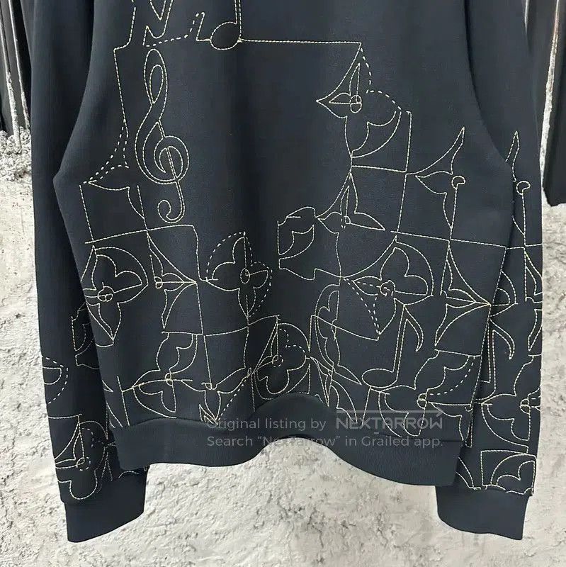 Louis Vuitton Louis Vuitton Men's Black Long Sleeve Sweatshirt . Size US L / EU 52-54 / 3 - 4 Thumbnail