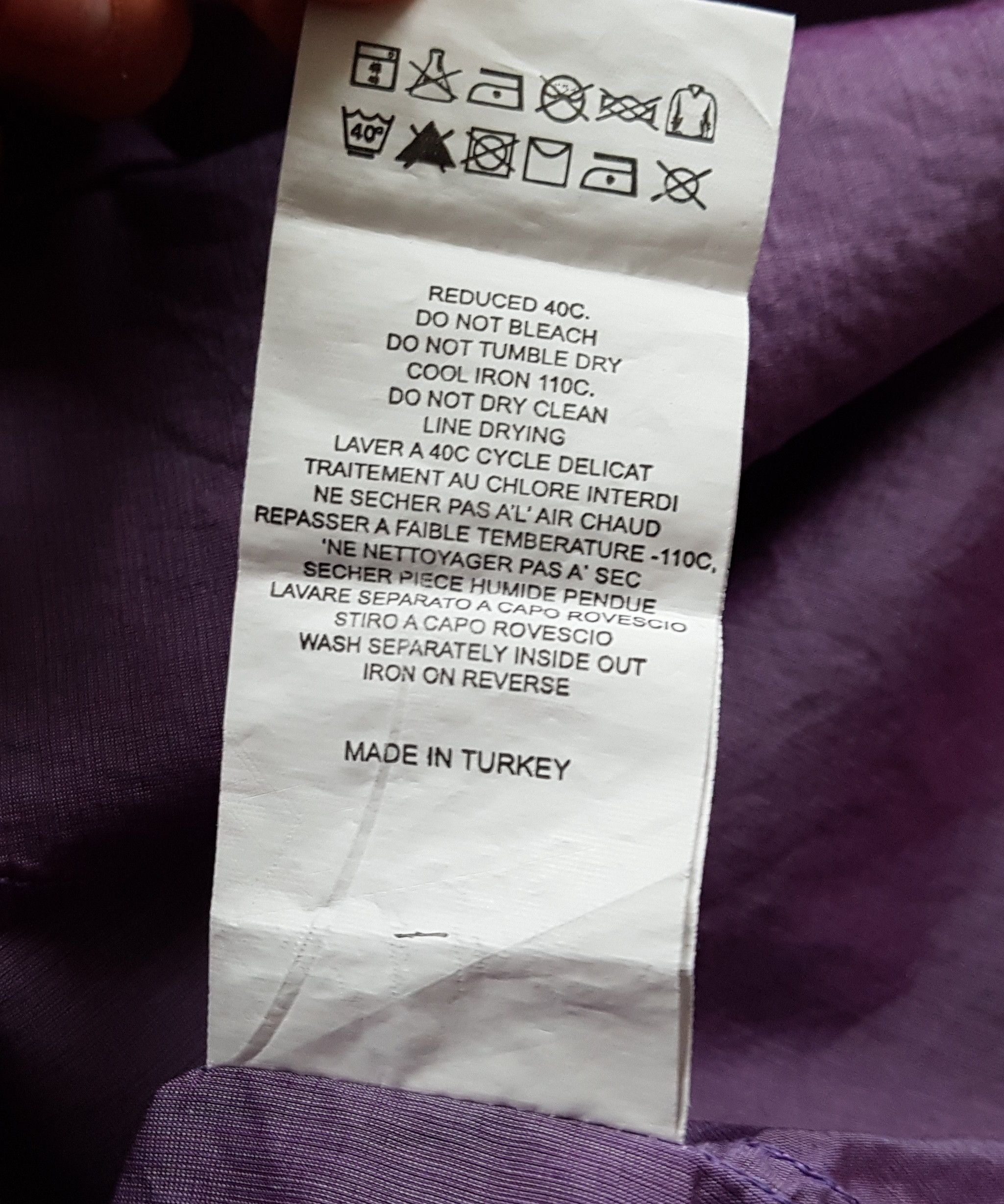 Moschino Love Moschino Purple Shirt Size US L / EU 52-54 / 3 - 7 Thumbnail