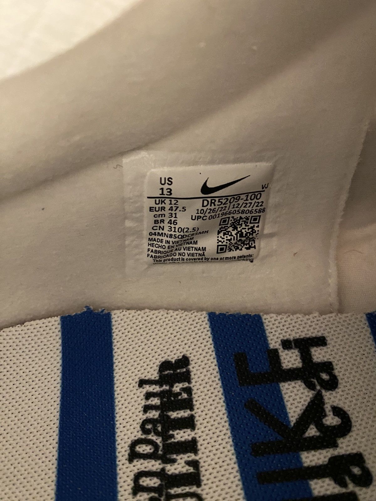 Jean Paul Gaultier x Sacai x Nike VaporWaffle Woven White
