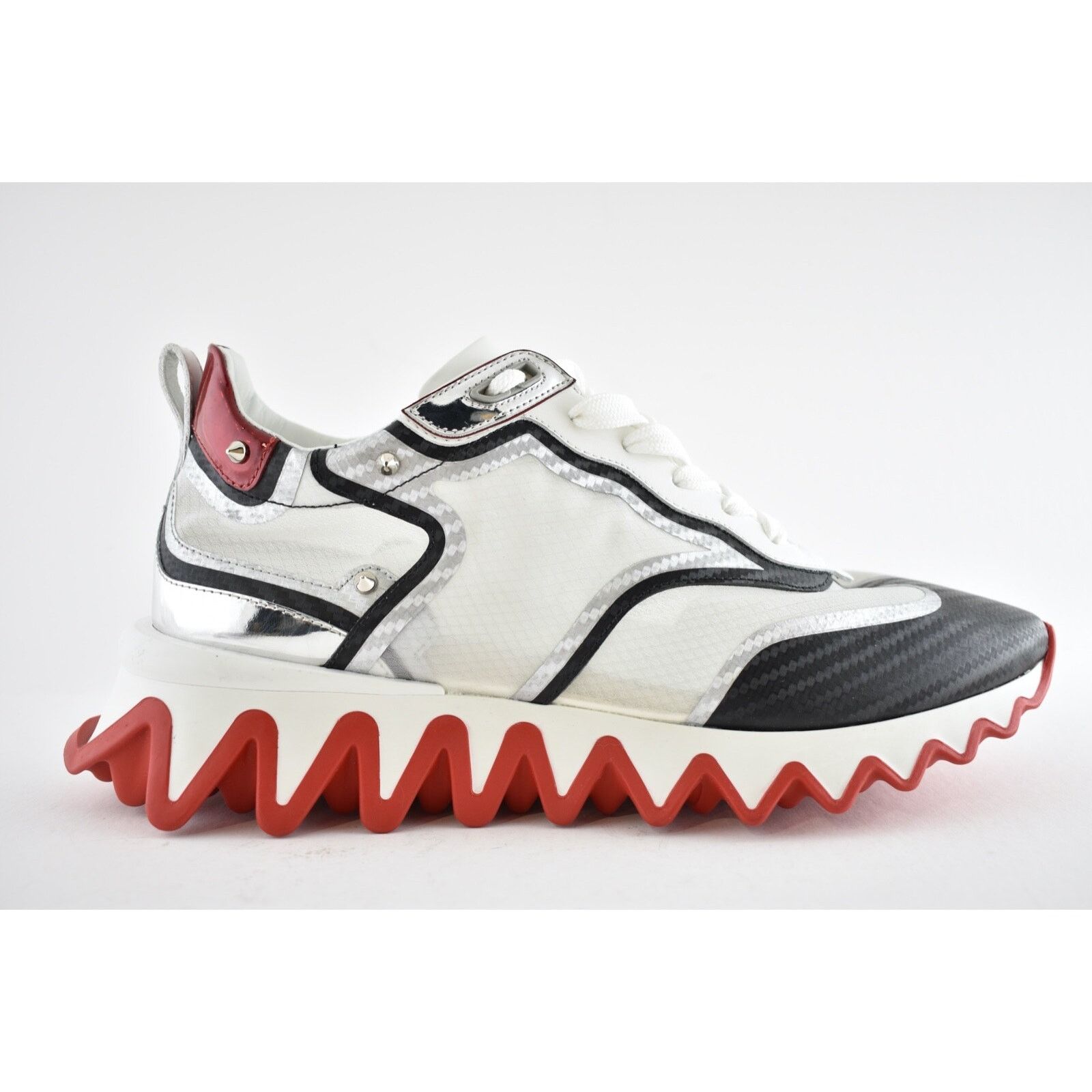 Christian Louboutin Christian Louboutin Mens Sharkina Uomo Flat Black Platform Size US 9 / EU 42 - 2 Thumbnail
