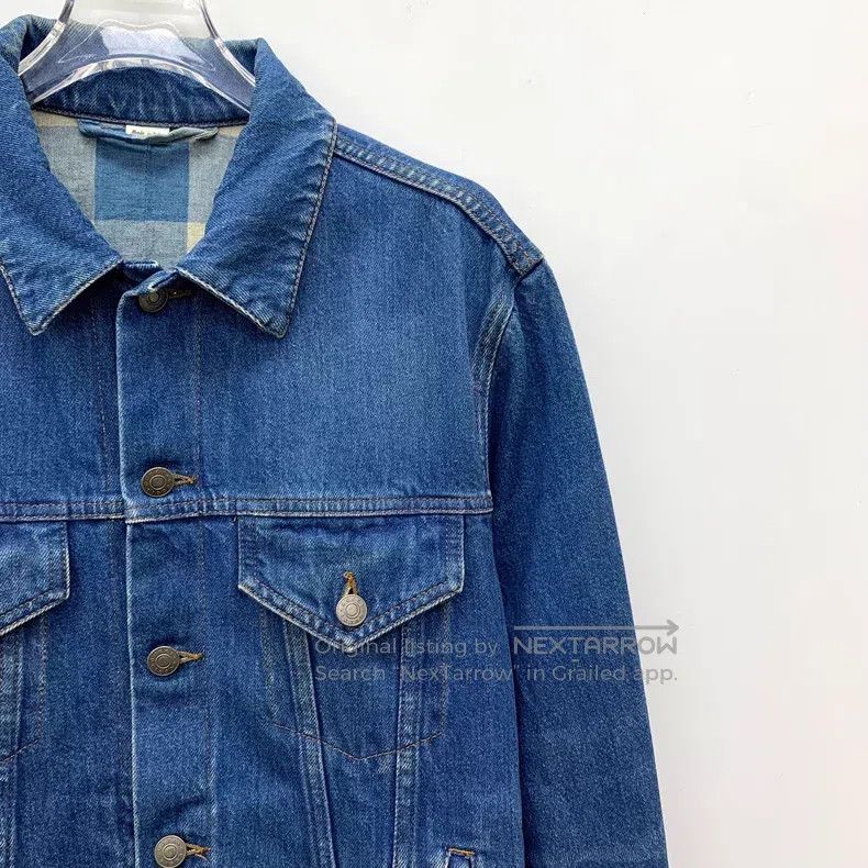 Gucci Gucci Dark blue elf cat embroidery washed old cotton lapel Size US S / EU 44-46 / 1 - 3 Thumbnail