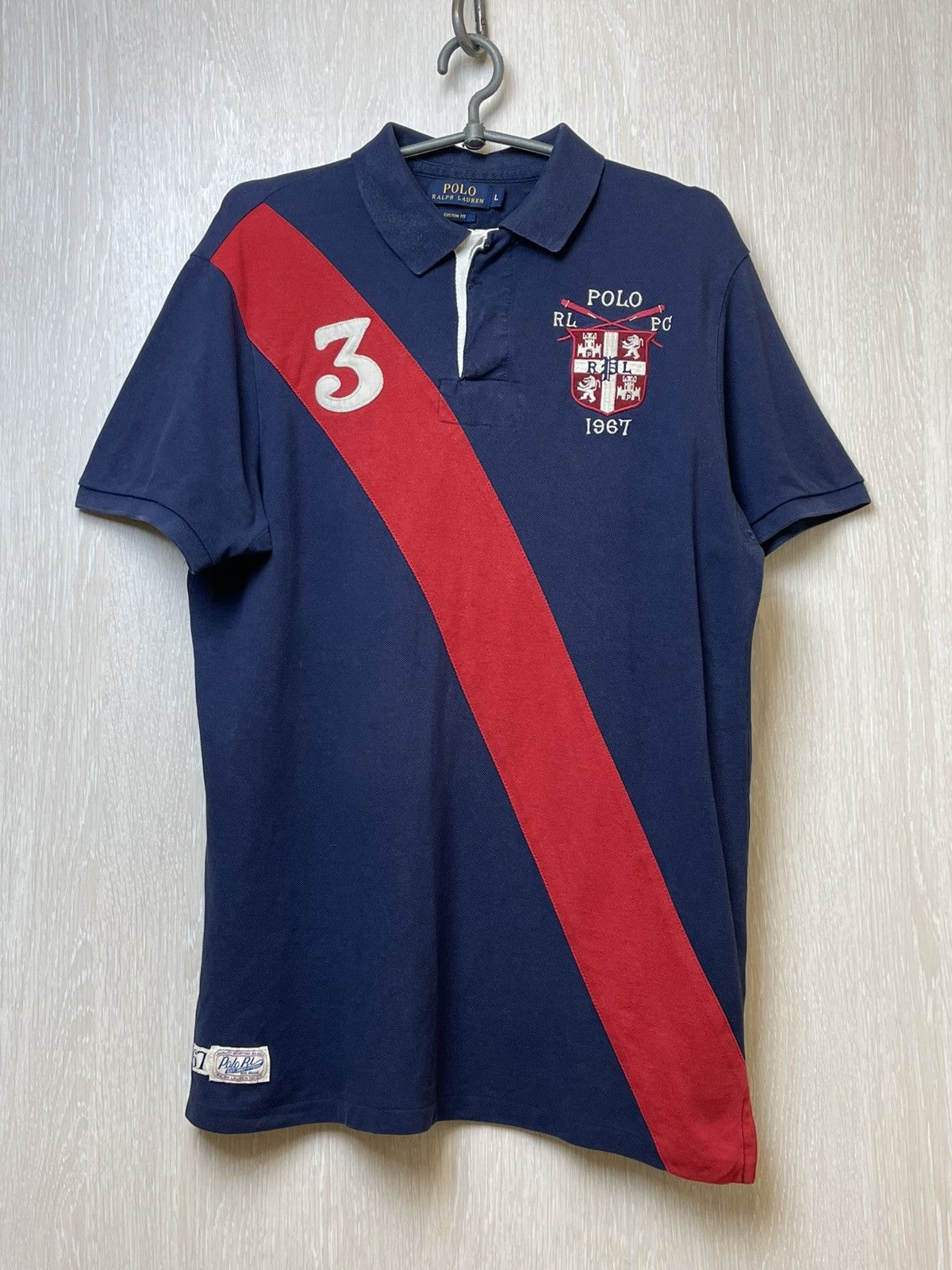 Polo Ralph Lauren Polo Ralph Lauren Polo Rugby Crest 3 Applique 1967 Size US L / EU 52-54 / 3 - 1 Thumbnail