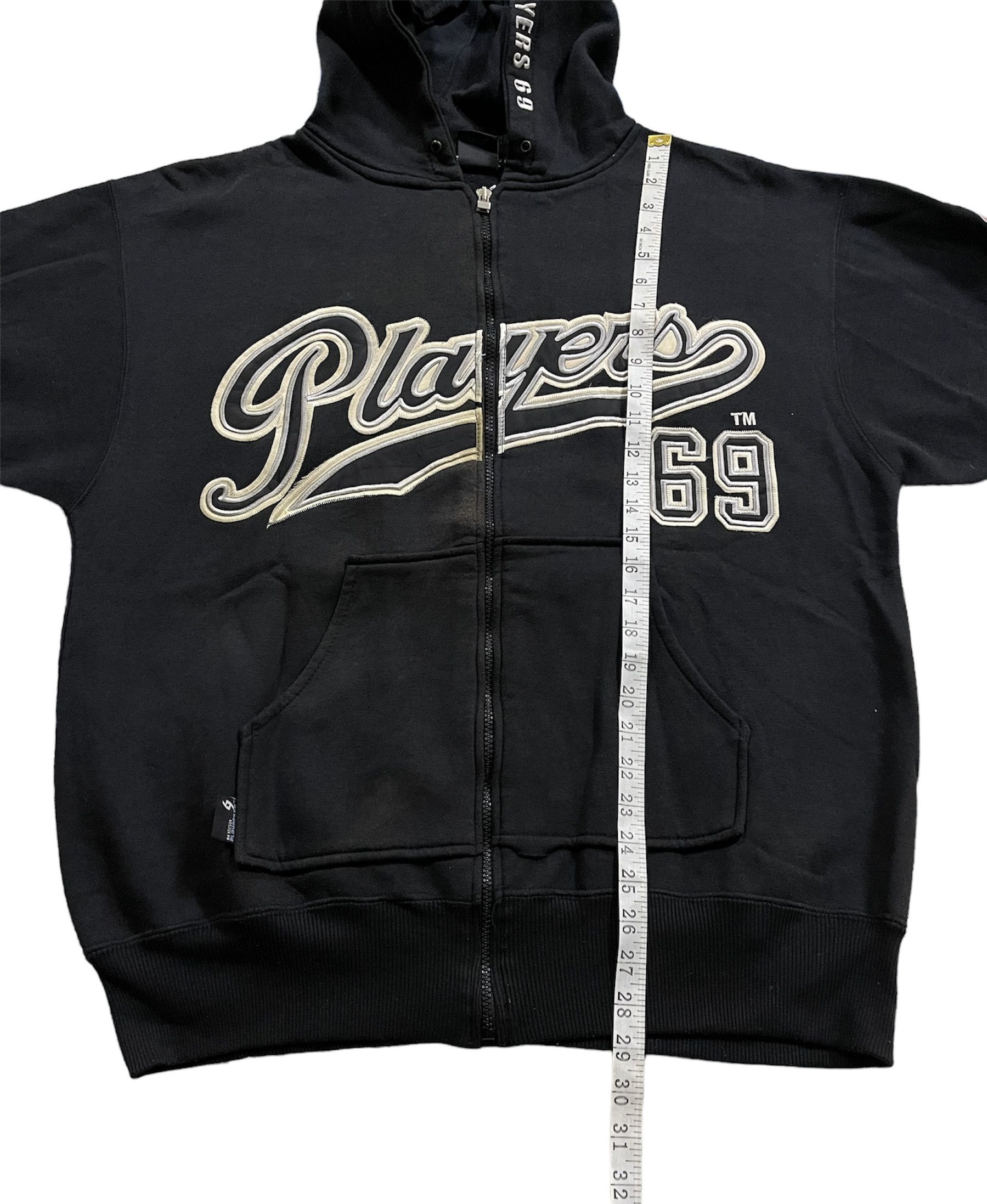Japanese Brand Vintage Player 69 Embroidery Big Logo Hoodie Size US L / EU 52-54 / 3 - 18 Thumbnail