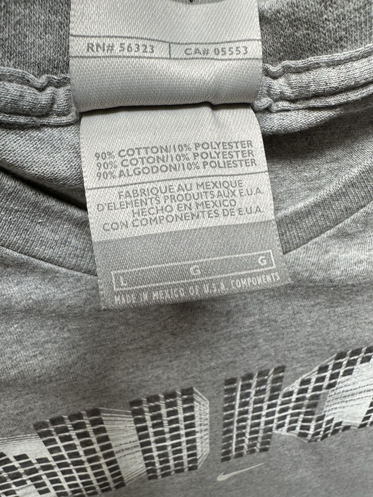 Nike × Nike ACG × Vintage Vintage T-shirt Nike 90s central swoosh made in Mexico Size US L / EU 52-54 / 3 - 7 Thumbnail
