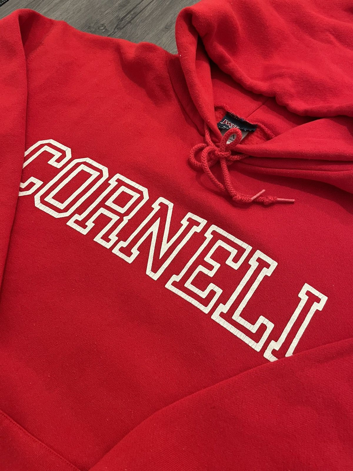 Jansport × Vintage Vintage College “Cornell Spell out” Hoodie(Sz. L) Size US L / EU 52-54 / 3 - 2 Thumbnail