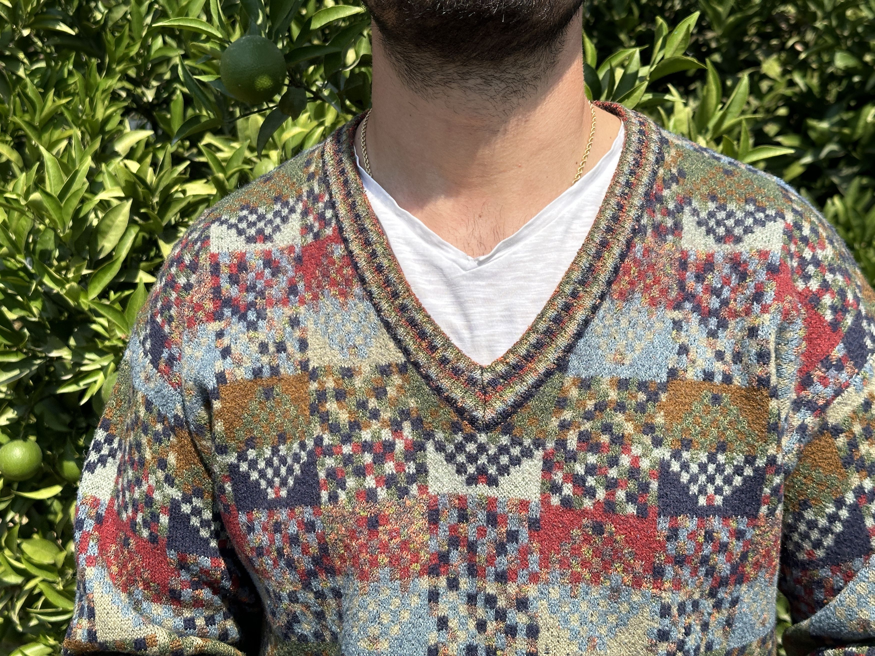 Missoni 1996 Missoni 3D Knit Jumper Retro Pullover Cosby Size XL Size US XL / EU 56 / 4 - 2 Thumbnail