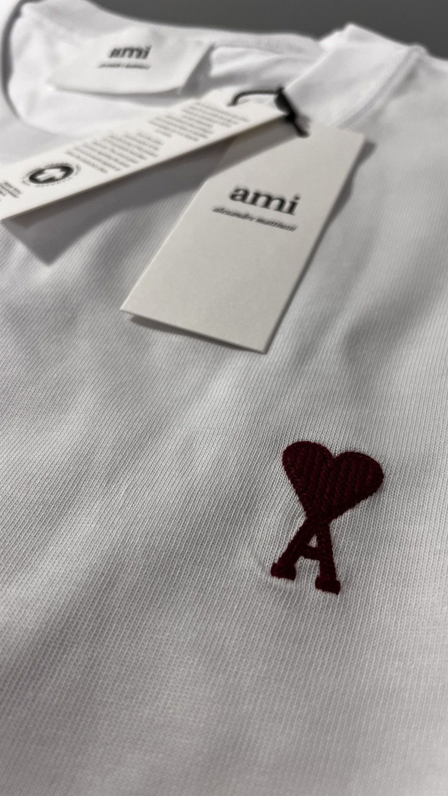 AMI Ami Paris T-shirt Alexandre Mattiussi De Coeur Heart Size US M / EU 48-50 / 2 - 3 Thumbnail