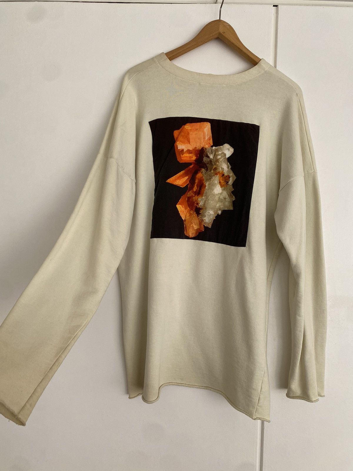 Raf Simons Crystal patch image, Jesus sweatshirt, spring summer 2004 Size US M / EU 48-50 / 2 - 1 Thumbnail