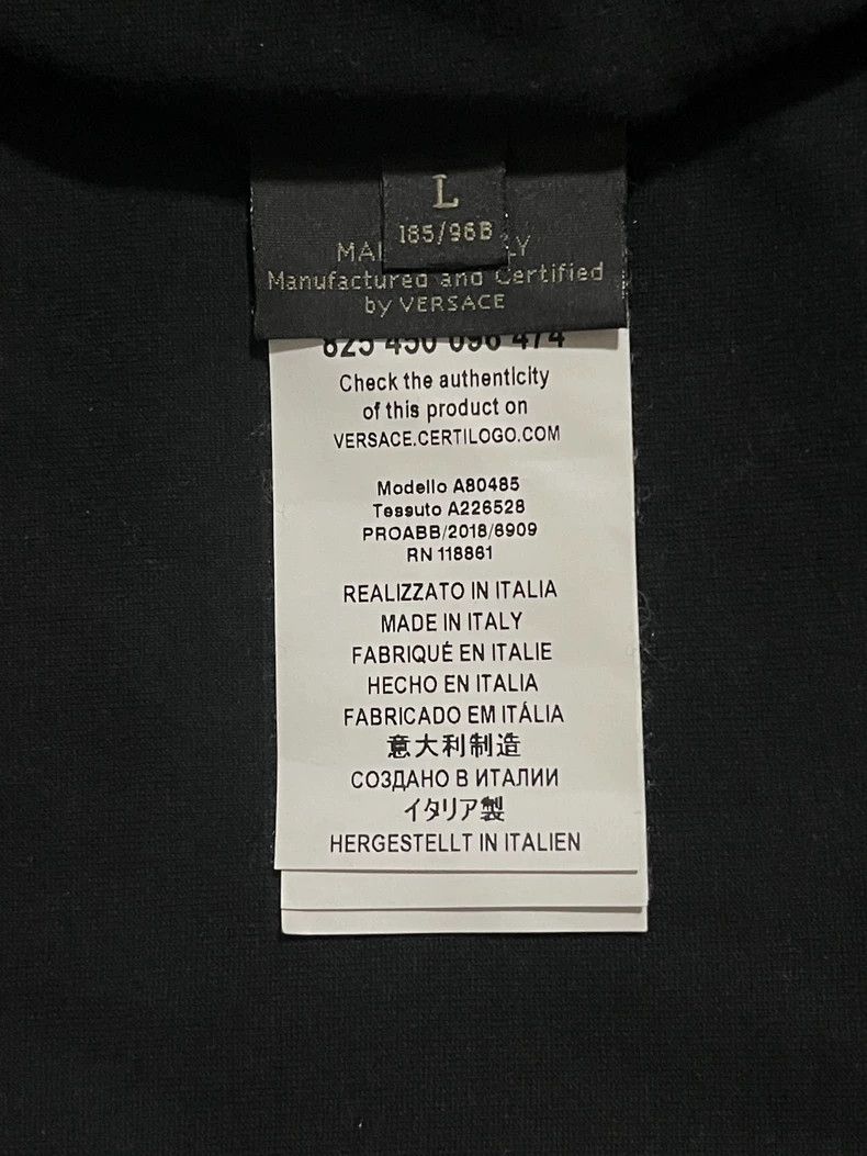 Versace Versace Printed sweatshirt jacket Size US L / EU 52-54 / 3 - 7 Thumbnail