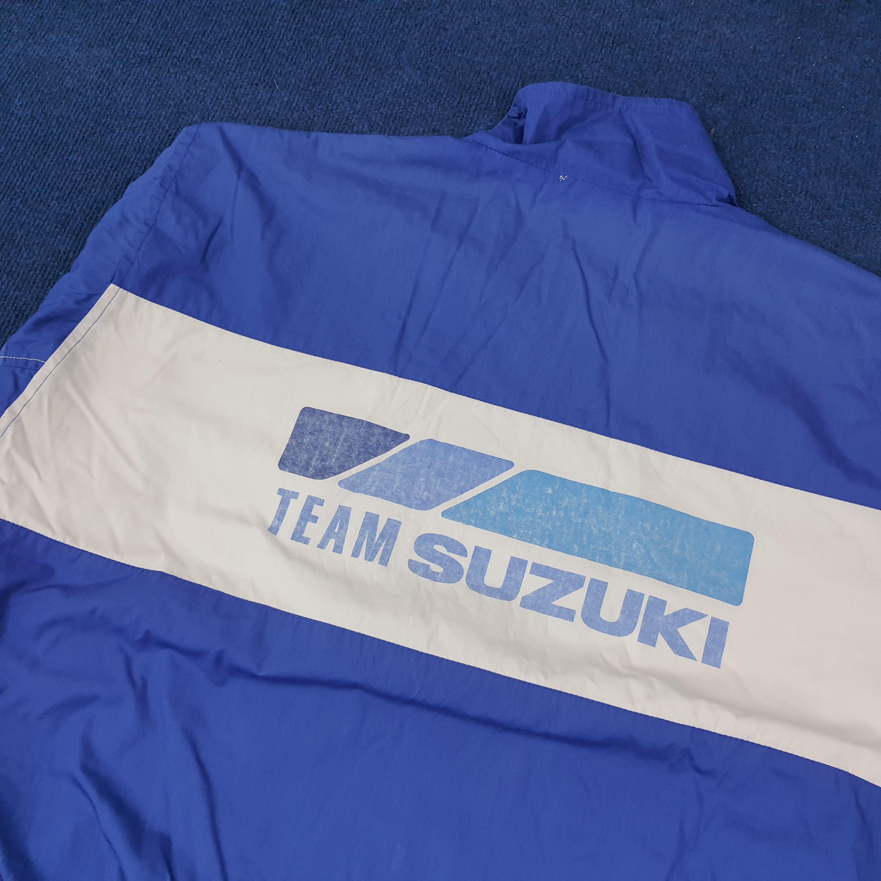 Japanese Brand Vintage SUZUKI Japan Motorsports Jacket C230N13 Size US XL / EU 56 / 4 - 2 Thumbnail