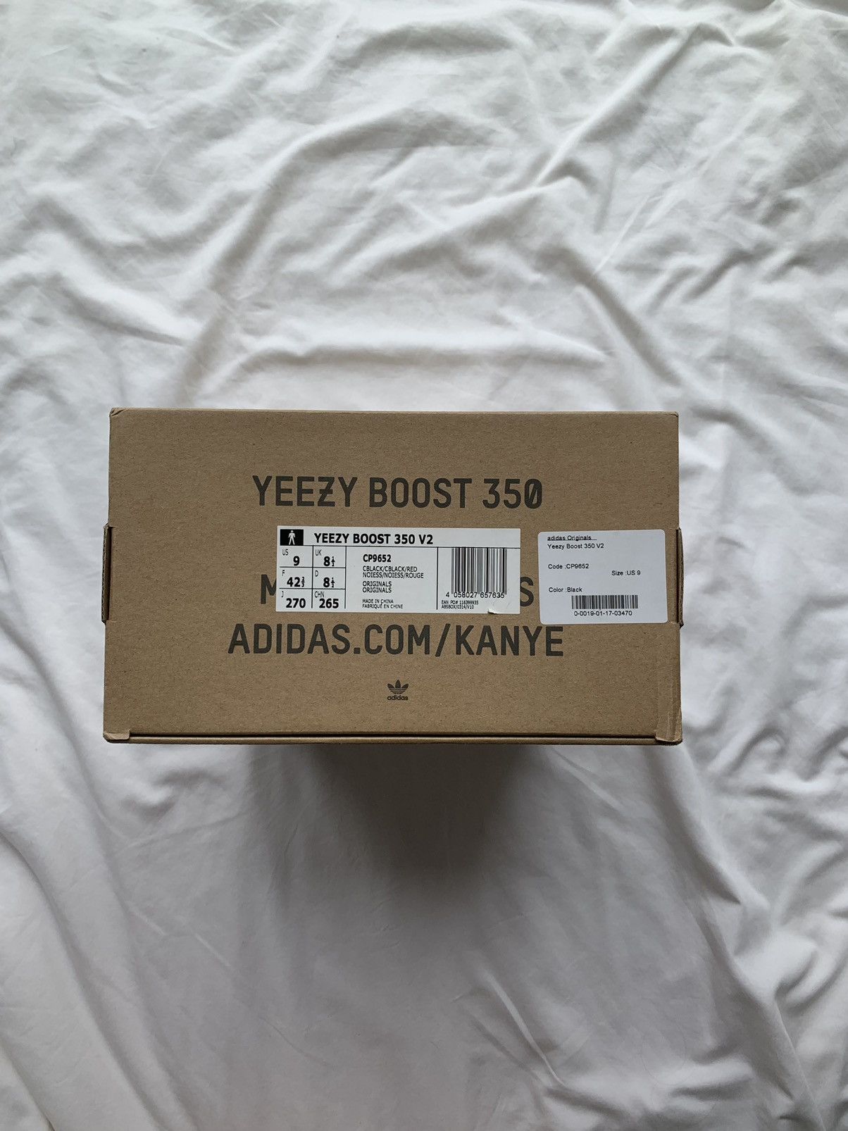Adidas × Yeezy Adidas Yeezy Boost 350 V2 Bred - US9 Size US 9 / EU 42 - 10 Thumbnail