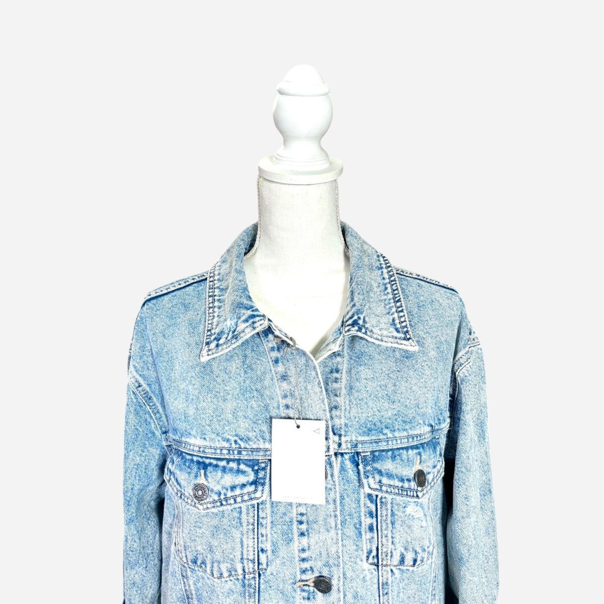 HIDDEN Hidden Dakota Wash Patch Sleeve Oversized Jacket Sz M (8-10) Size M / US 6-8 / IT 42-44 - 9 Thumbnail
