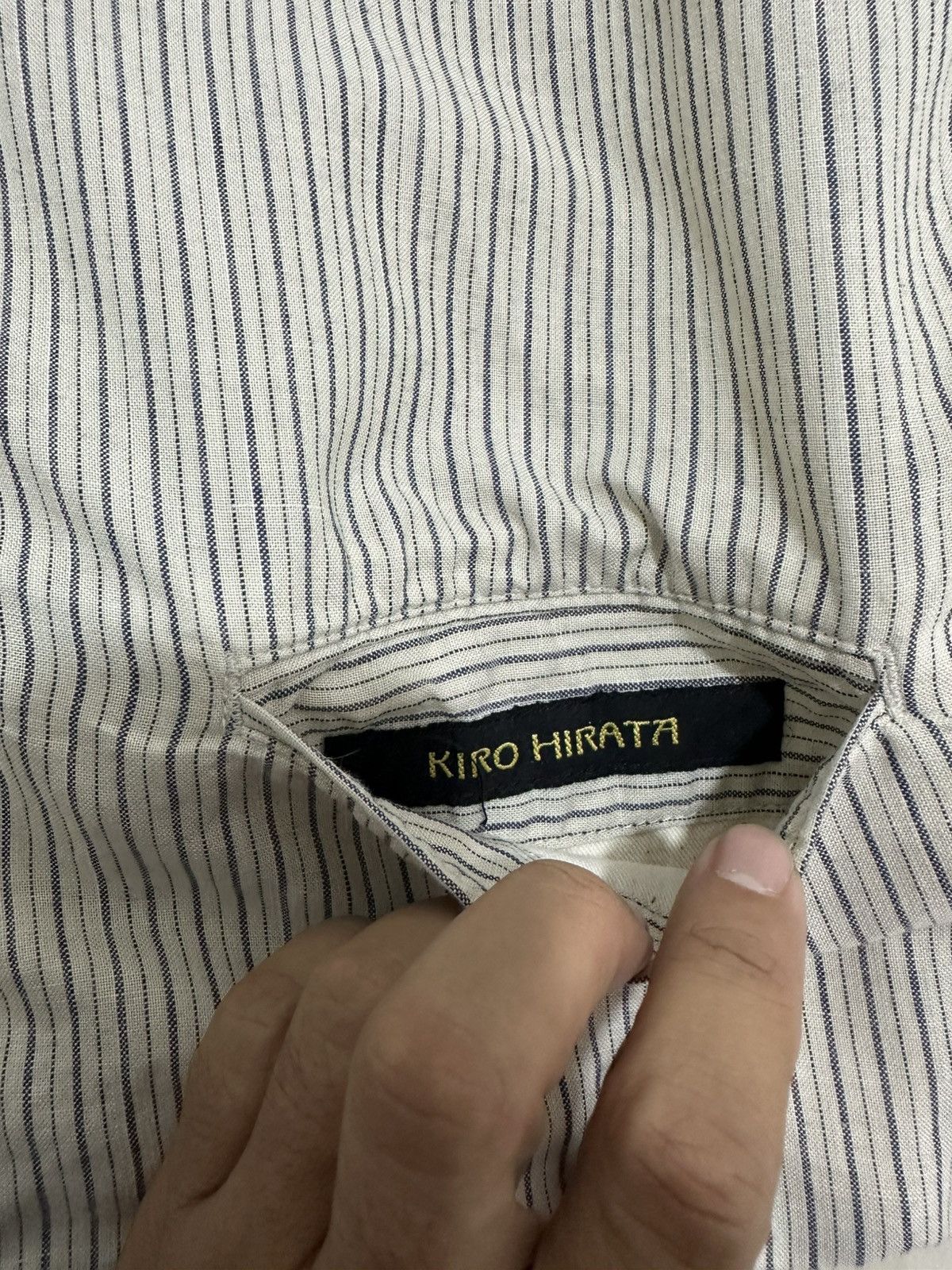 Kapital KAPITAL Vest Hickory Stripe Kiro Hirata Mandarin Button Size US L / EU 52-54 / 3 - 7 Thumbnail
