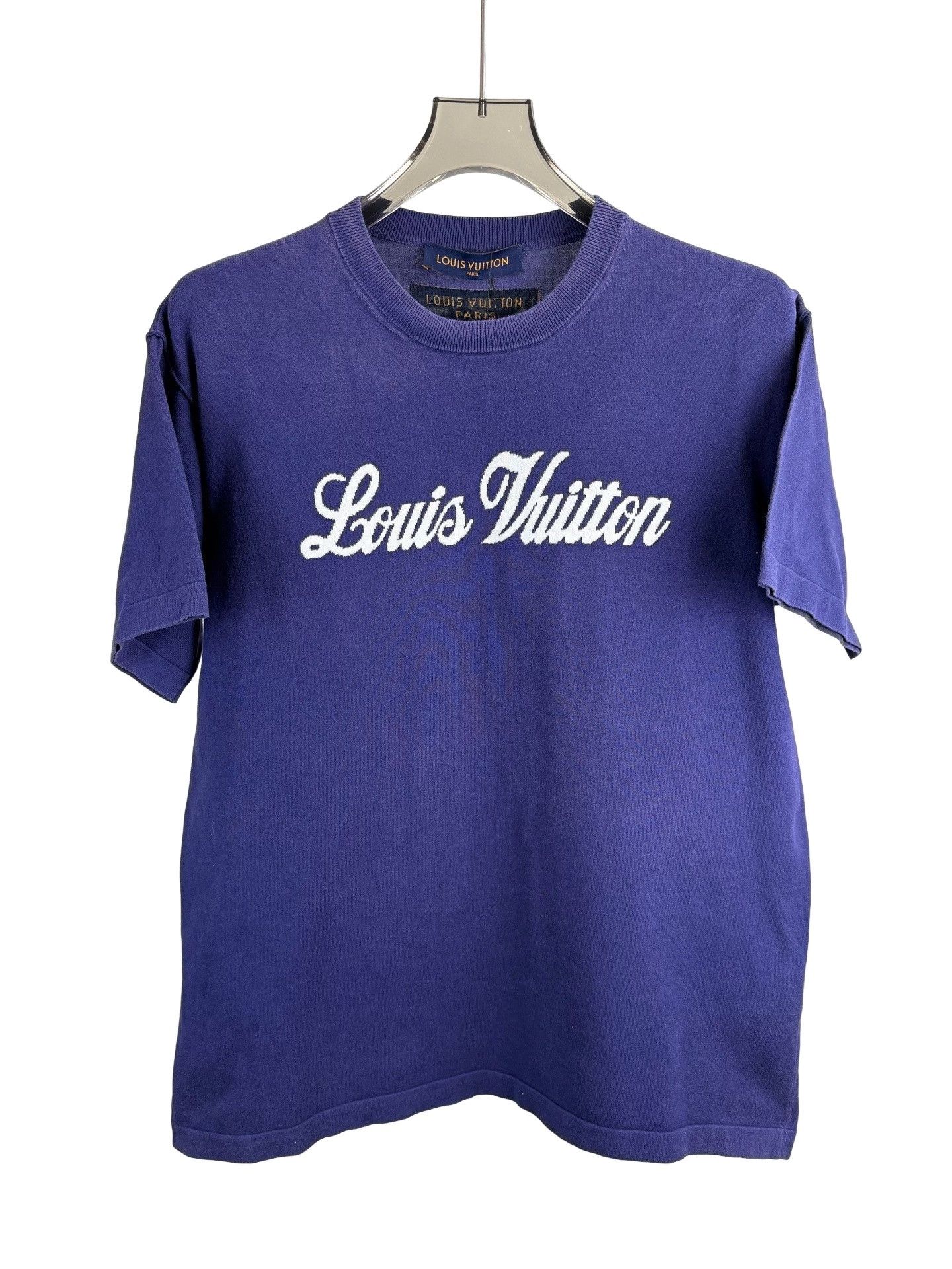 Louis Vuitton Louis Vuitton Logo Knit T-Shirt Size M Size US M / EU 48-50 / 2 - 1 Thumbnail