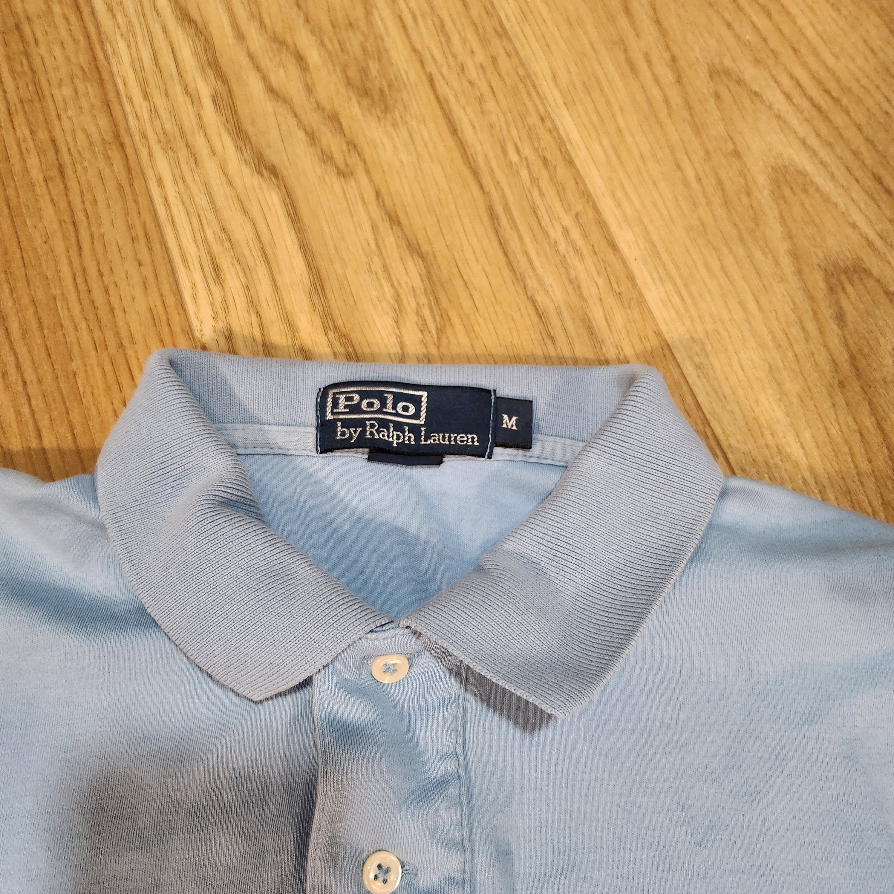Polo Ralph Lauren × Ralph Lauren Vintage Blue Polo Ralph Lauren with Yellow Logo Size US M / EU 48-50 / 2 - 3 Thumbnail