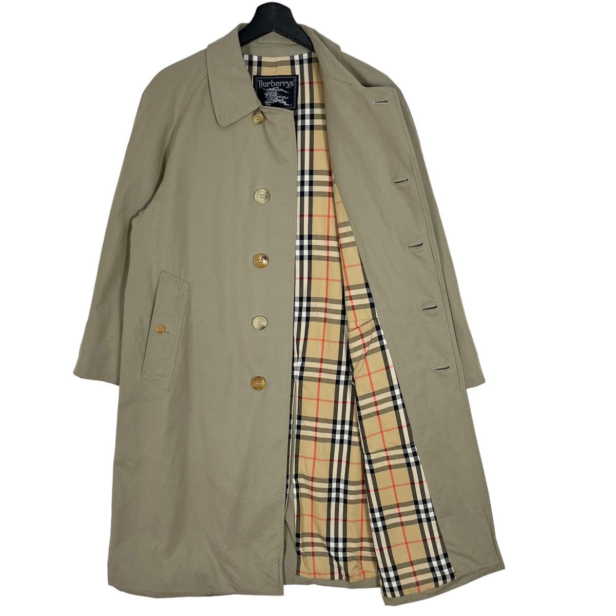 Burberry × Vintage Vintage 90’s Burberrys Men’s Trench Coat Size US S / EU 44-46 / 1 - 6 Thumbnail