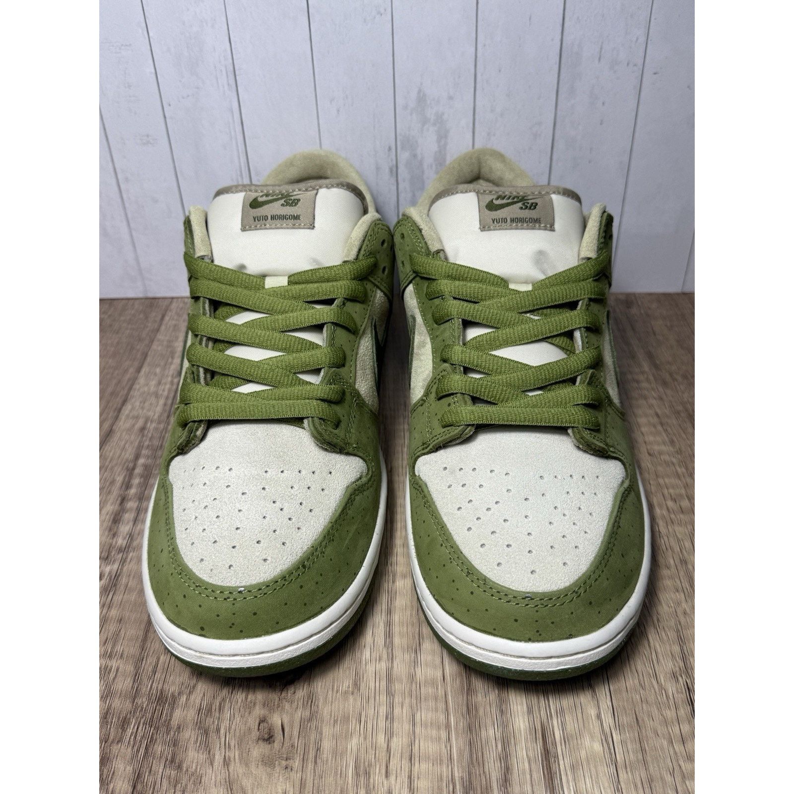 Nike Nike Yuto Horigome x Dunk SB Low "Matcha" HF8022-300 Size US 12 / EU 45 - 6 Thumbnail