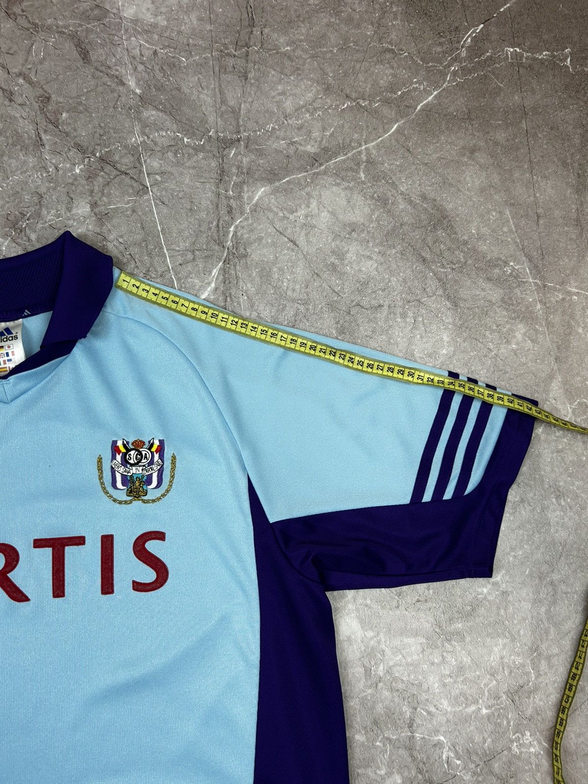 Adidas Anderlecht football Shirt 2000 Soccer Adidas Jersey Trikot Size US L / EU 52-54 / 3 - 10 Thumbnail