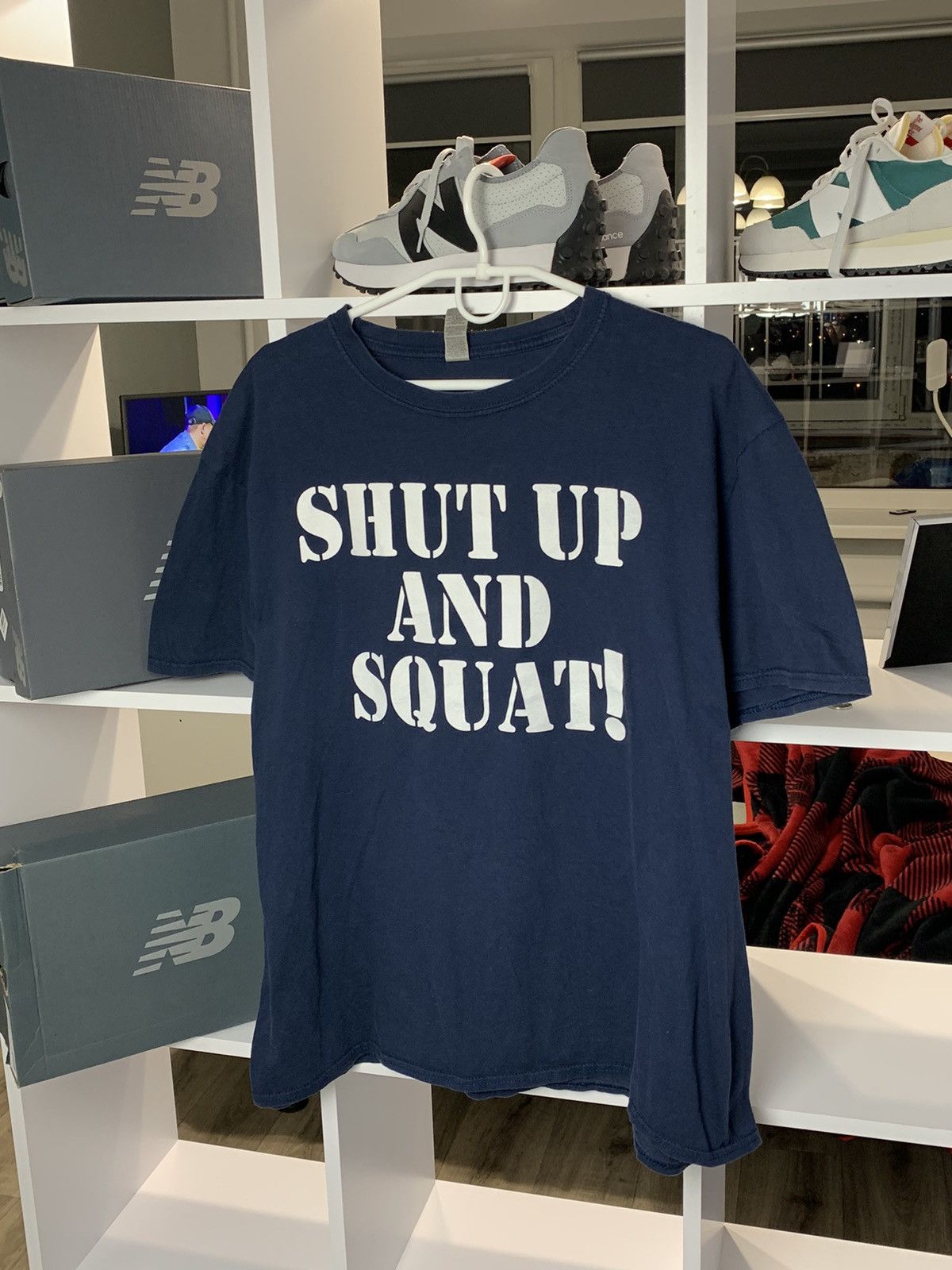 Other ❗️Ronnie Coleman HUMOR SHUT UP AND SQUAT T-shirt 90s Style Size US XL / EU 56 / 4 - 2 Thumbnail