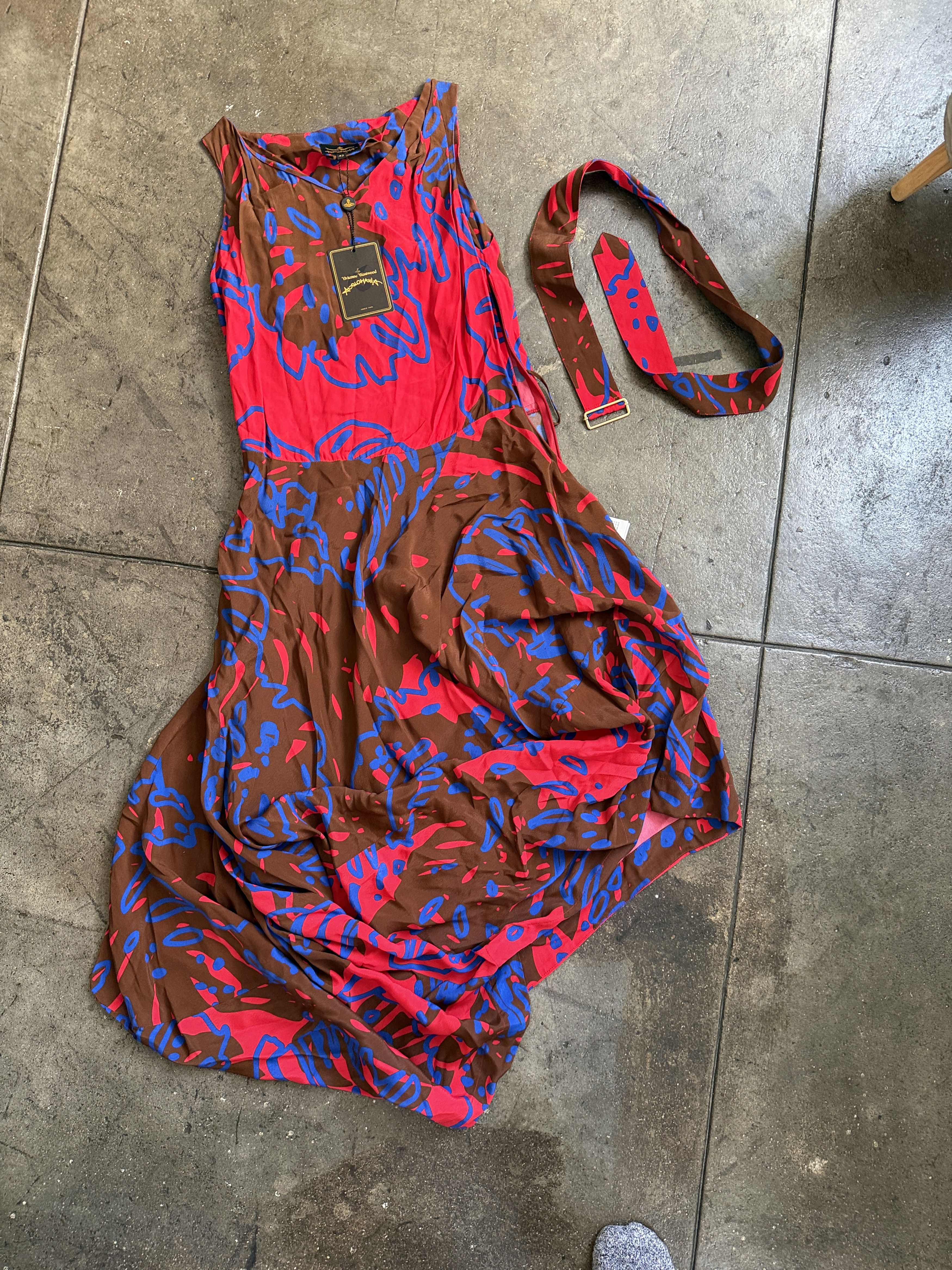 Vivienne Westwood NWT 2014 Anglomania 100% Viscose Crazy Belt w/ Belt Size M / US 6-8 / IT 42-44 - 2 Thumbnail