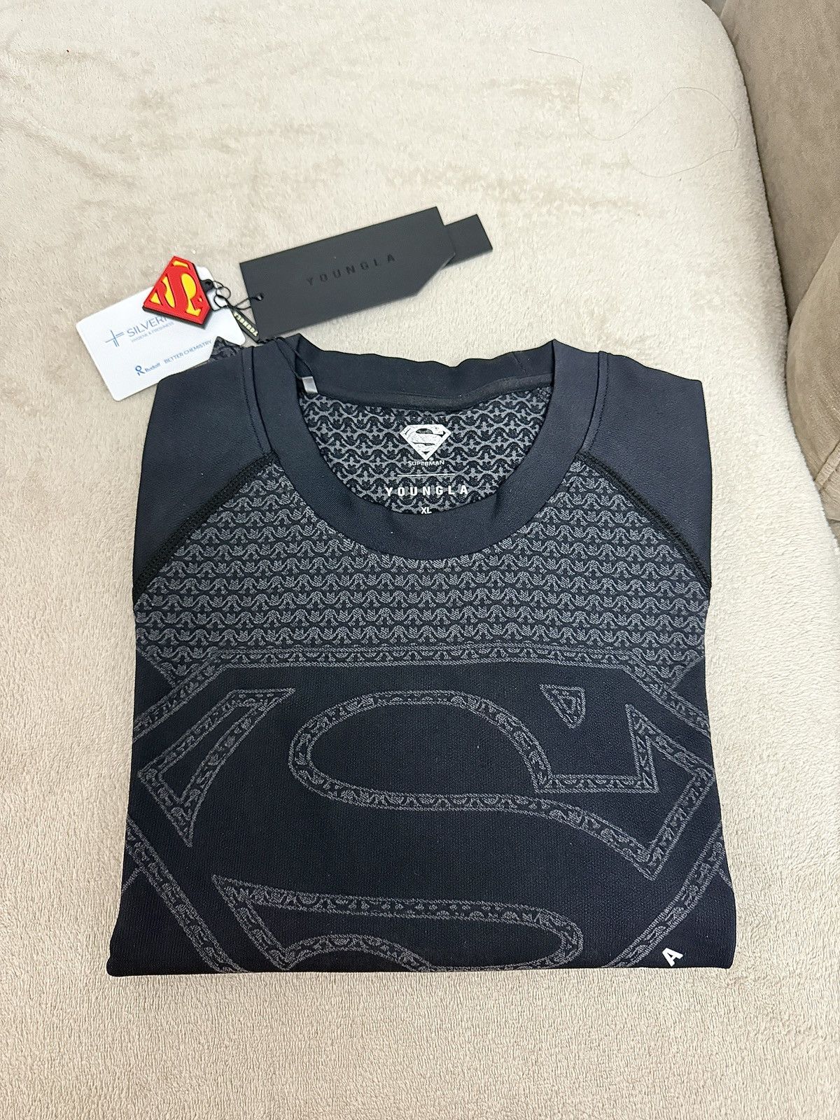 YoungLA YoungLa Superman Compression Longsleeves Black XL Size US XL / EU 56 / 4 - 2 Thumbnail