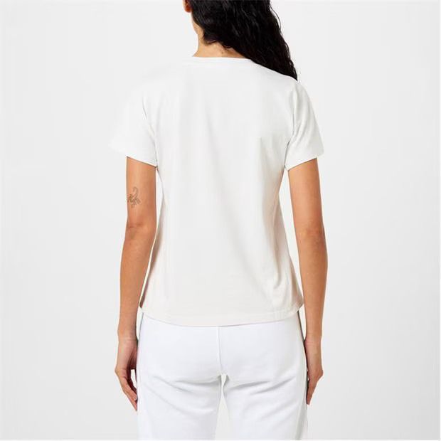 Missoni o1g2r1mq1124 Cropped Cotton Jersey T Shirt in White Size XS / US 0-2 / IT 36-38 - 5 Thumbnail