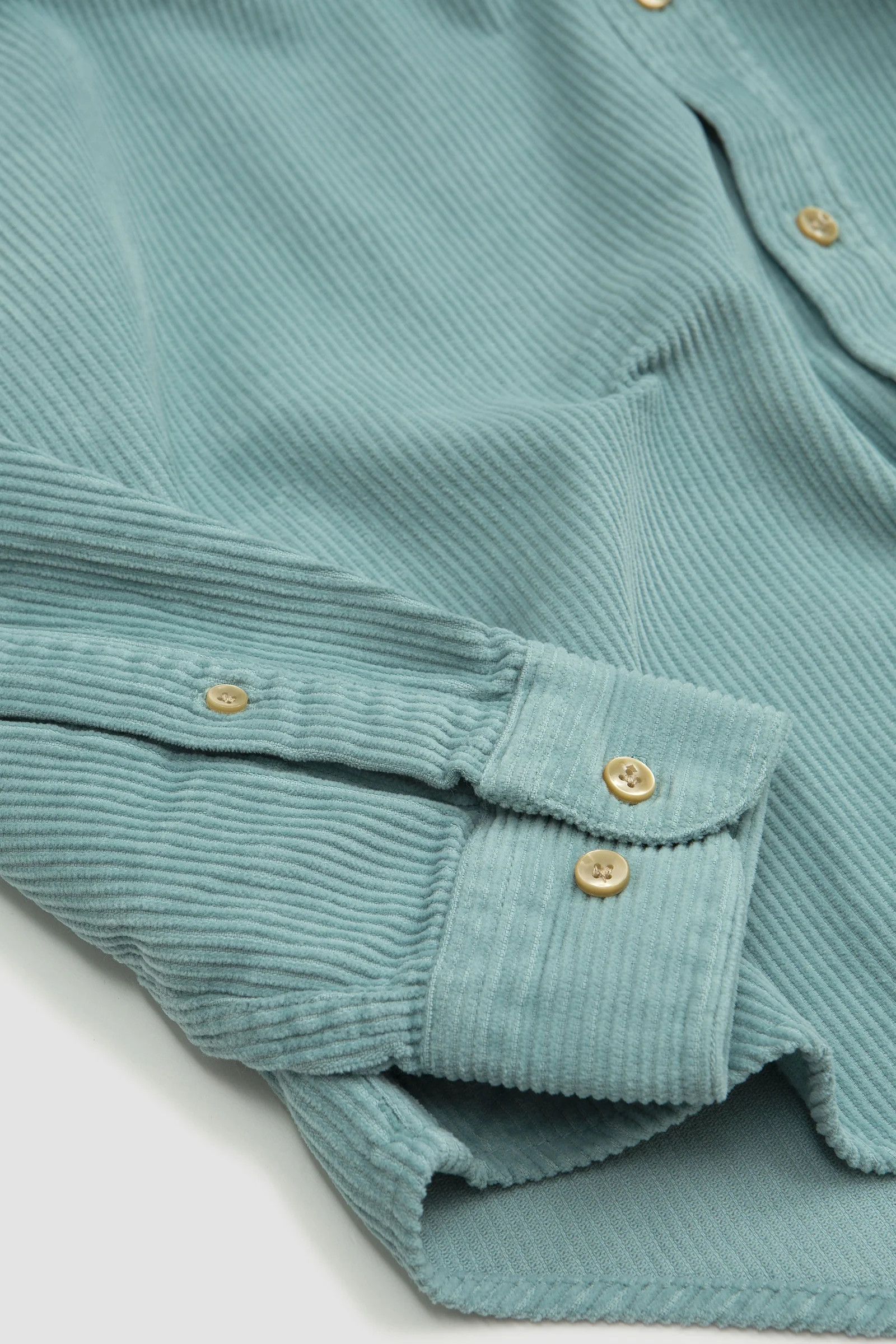 Portuguese Flannel 💚 Portuguese Flannel Lobo Shirt Turquoise Medium NEW Size US M / EU 48-50 / 2 - 4 Thumbnail