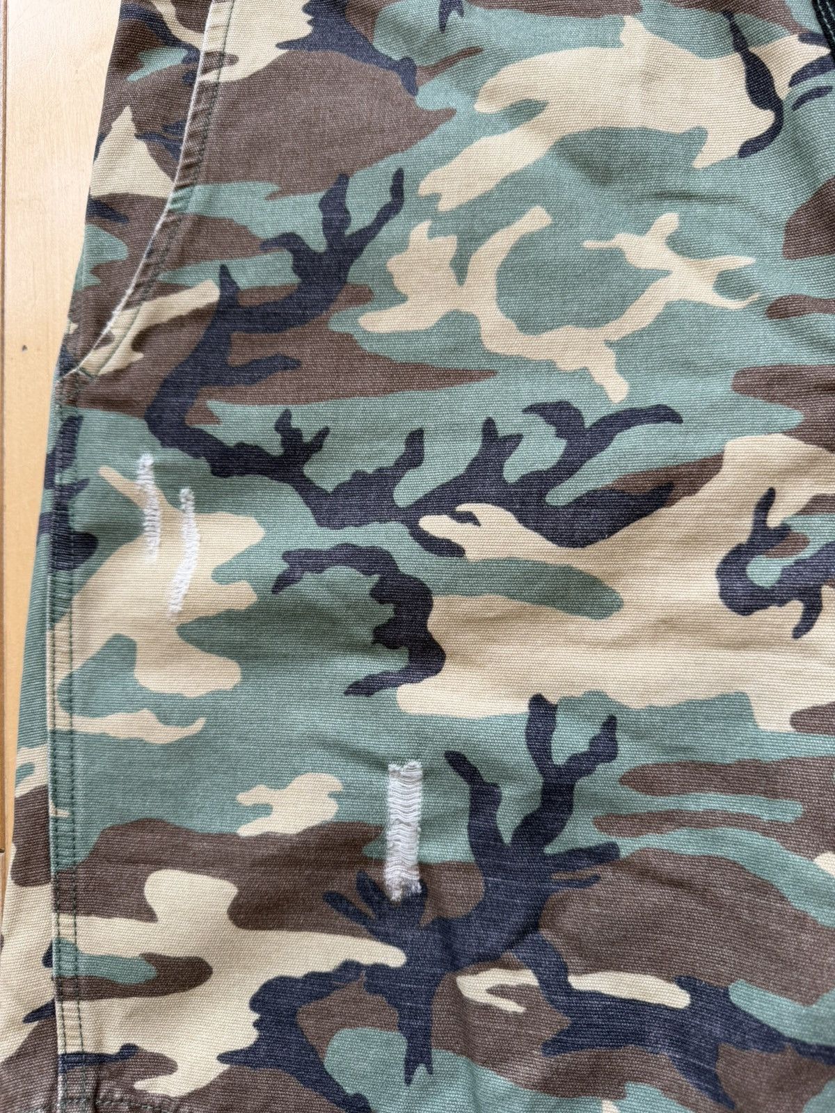 ERL Camo Cargo Shorts Size US 34 / EU 50 - 5 Thumbnail