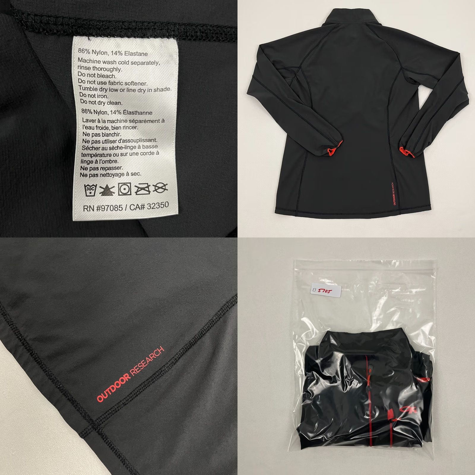 Outdoor Research VINTAGE? No. Outdoor Research Ferrosi Windshirt Jacket Womens L Gray Nylon Hiking 1/2 Zip L/S Size L / US 10 / IT 46 - 8 Thumbnail