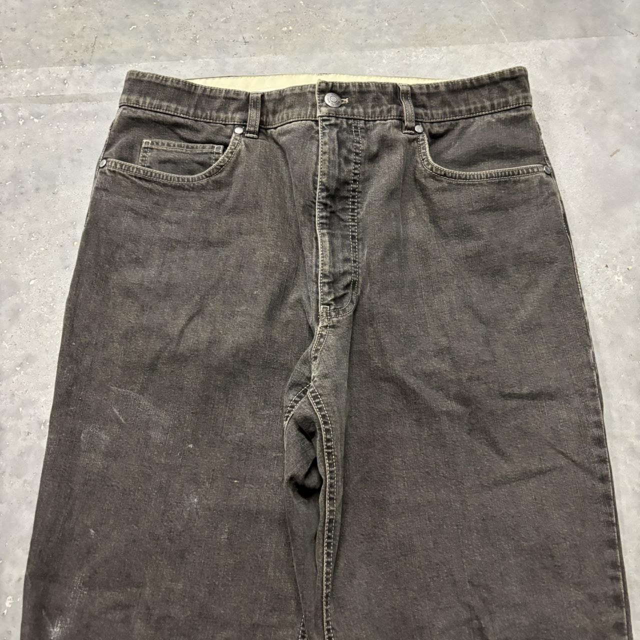 Japanese Brand × Vintage Crazy Vintage Y2K/2000s Grunge Faded Black Denim Jeans! Size US 32 / EU 48 - 5 Thumbnail