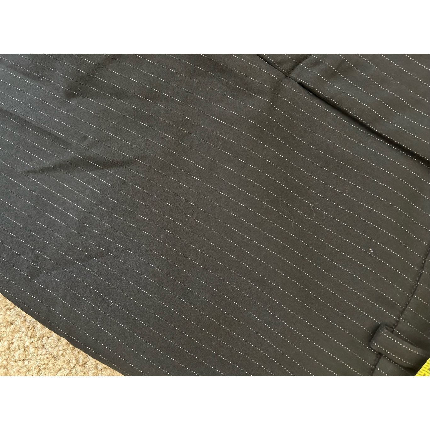 Other Prologue Black White Pinstripe Straight-Leg Pants, Size 6 Size 28" / US 6 / IT 42 - 4 Thumbnail