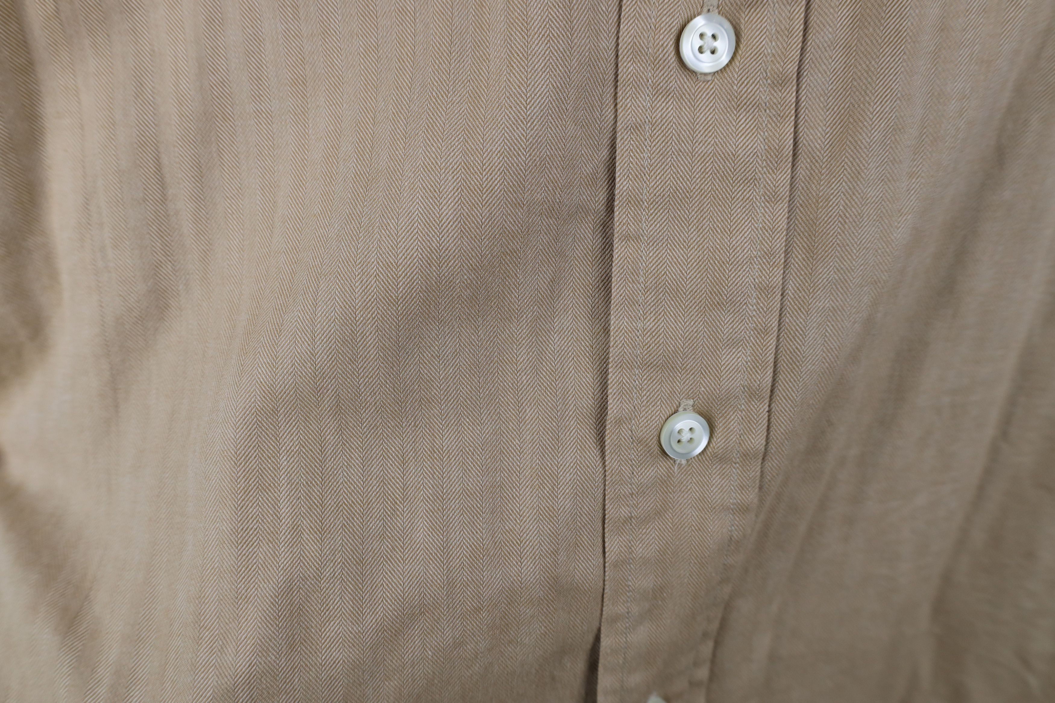Tommy Hilfiger Vintage 90s Tommy Hilfiger Herringbone Button Down Shirt Size US M / EU 48-50 / 2 - 5 Thumbnail