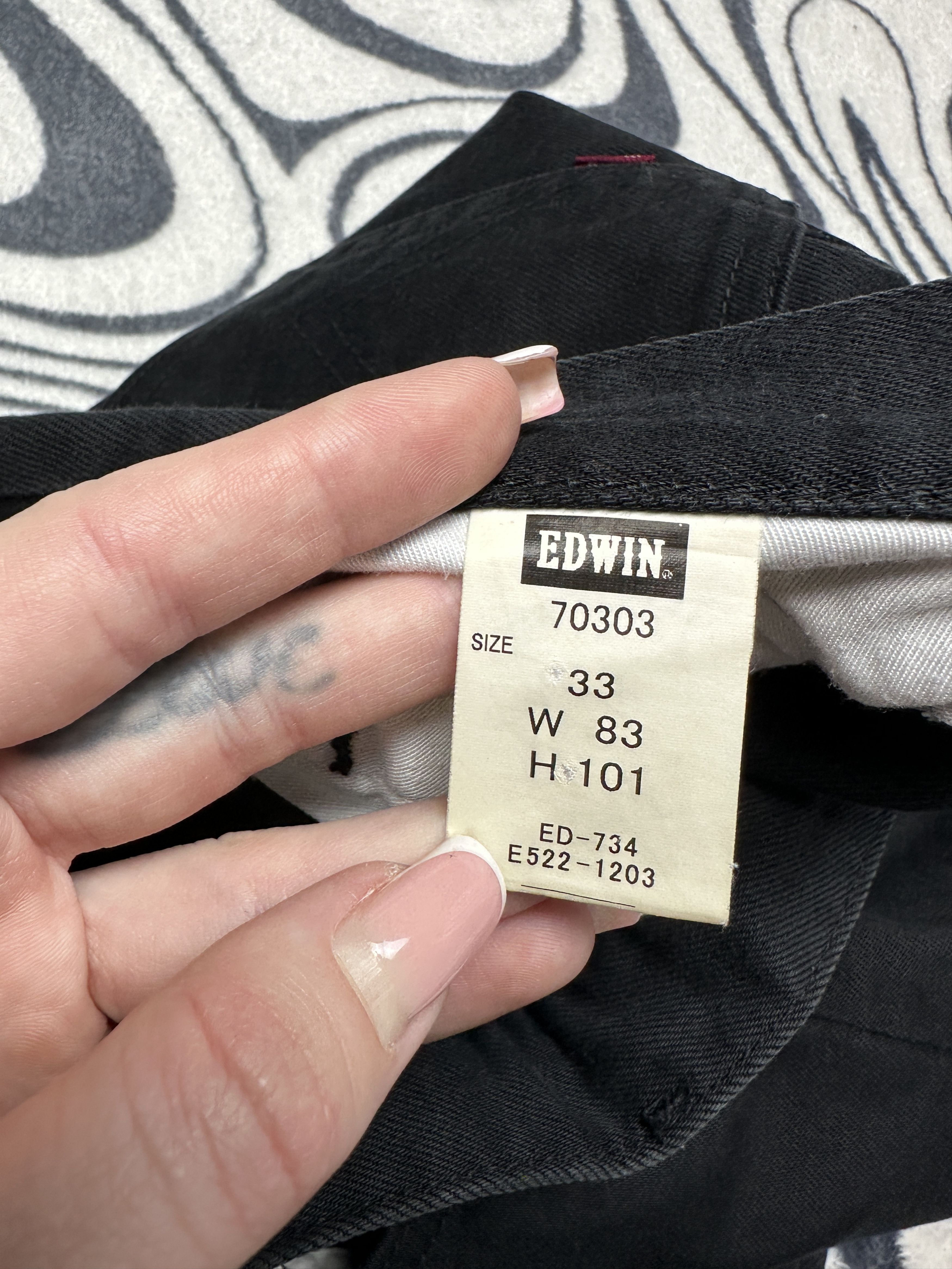 Edwin Edwin Vintage Mens Denim Pants Jeans Size US 33 - 6 Thumbnail