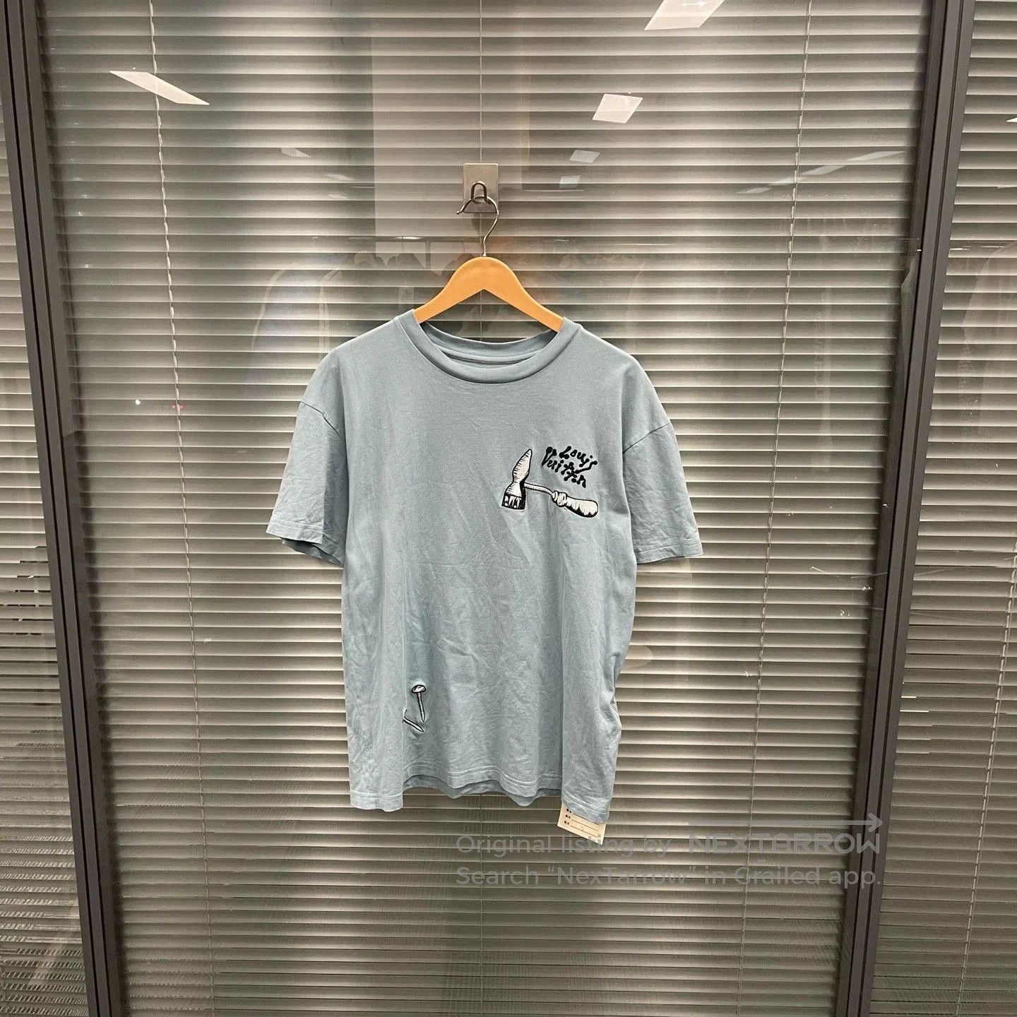 Louis Vuitton Blue Short-Sleeve Graphic T-Shirt Size S. Size US S / EU 44-46 / 1 - 1 Thumbnail